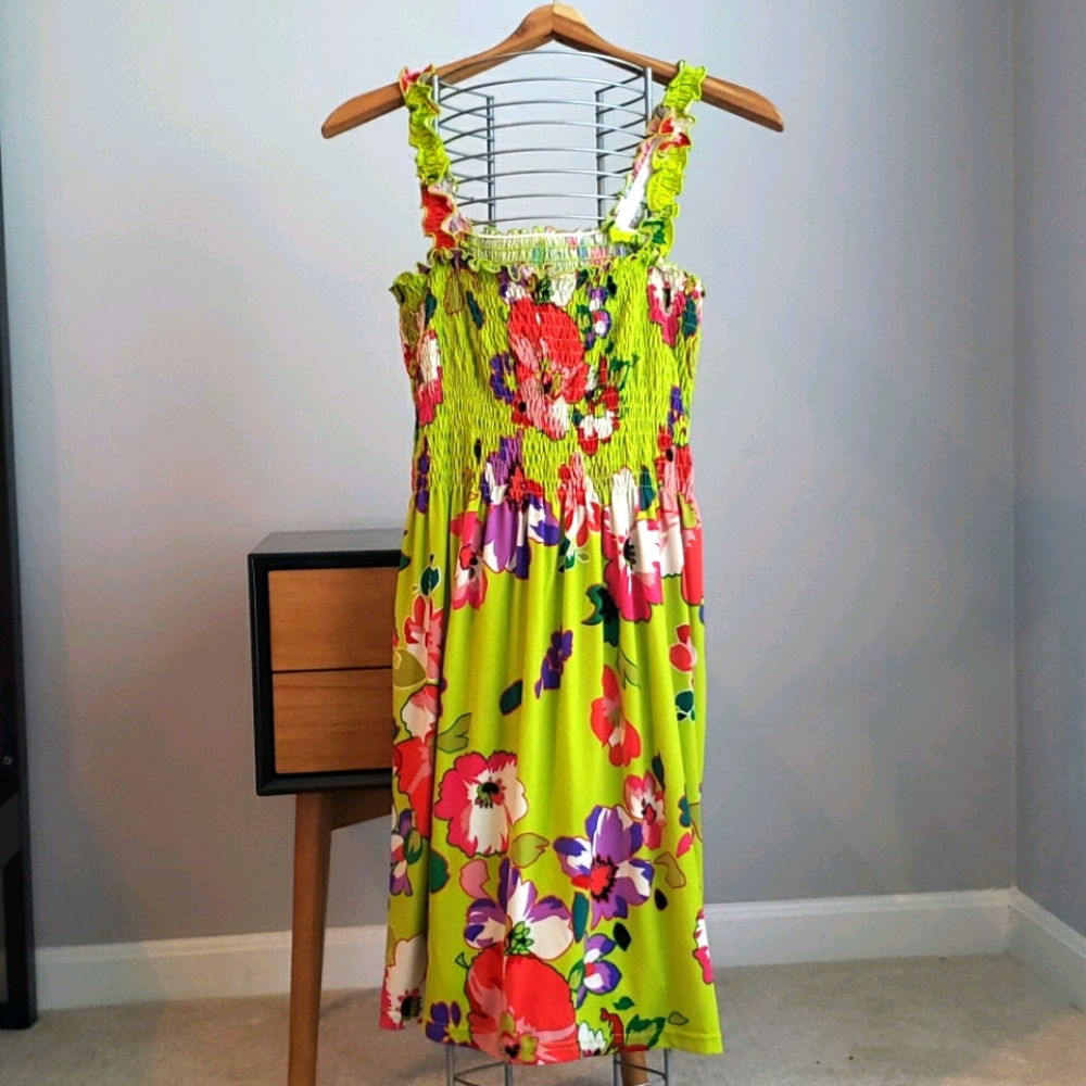 Retro Floral Summer Spring Dress